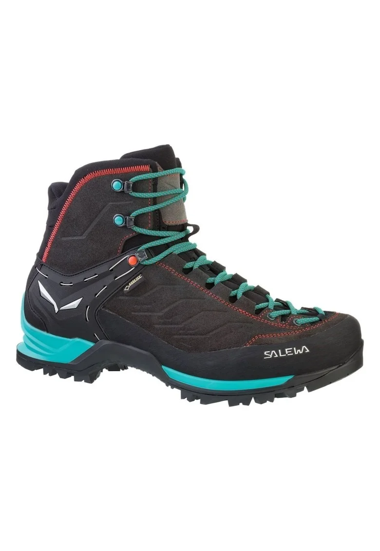 Ghete trekking  Mountain Trainer Mid Gtx, Piele, negru, Negru