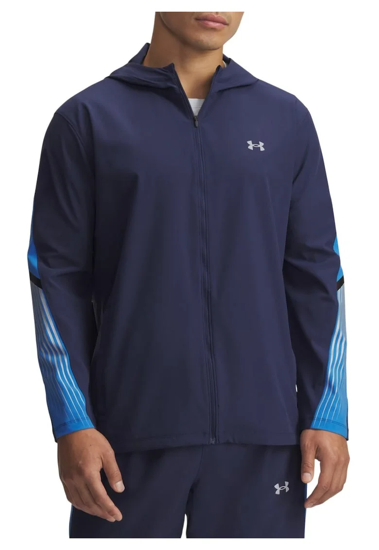 Jacheta alergare barbati  Velociti Storm FW 2025, Bleumarin