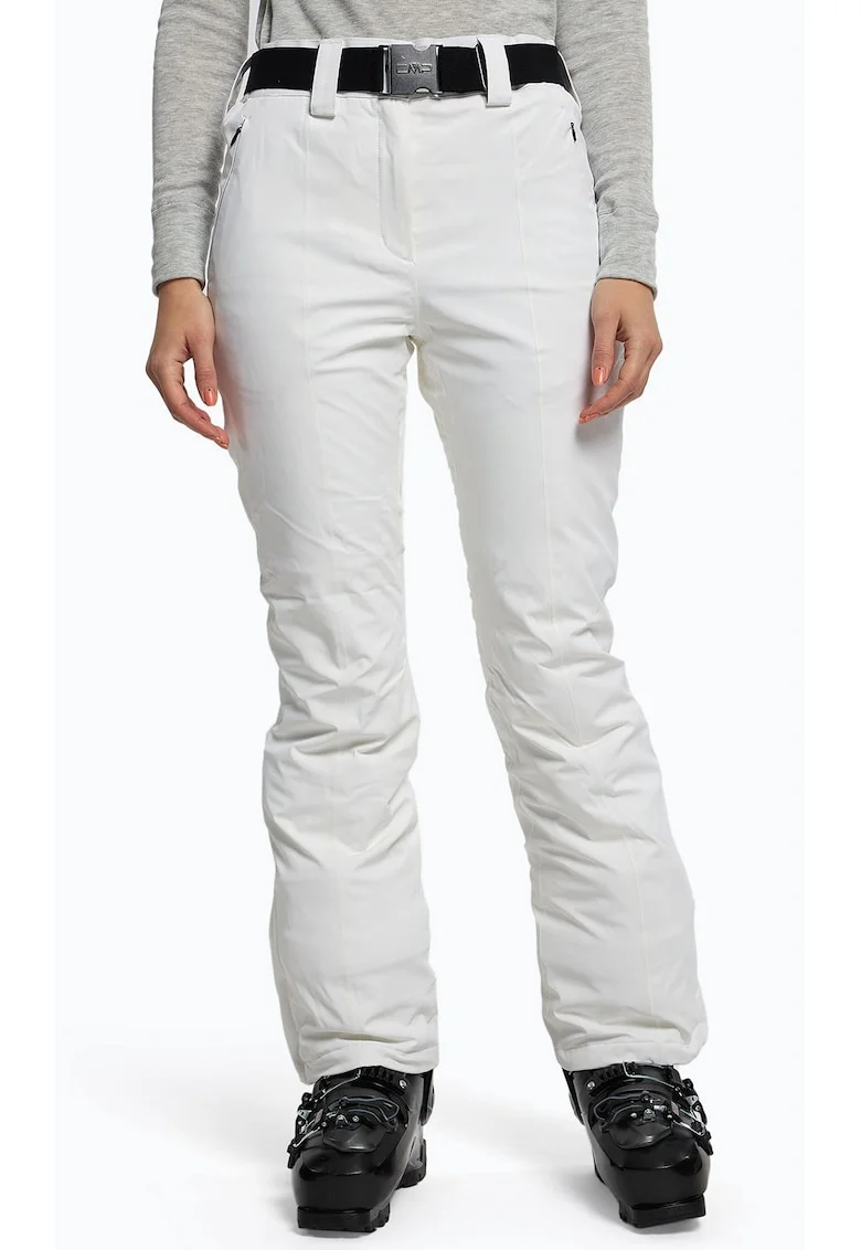 Pantaloni de dama,  Poliamida/Elastan, Alb 68455, Alb