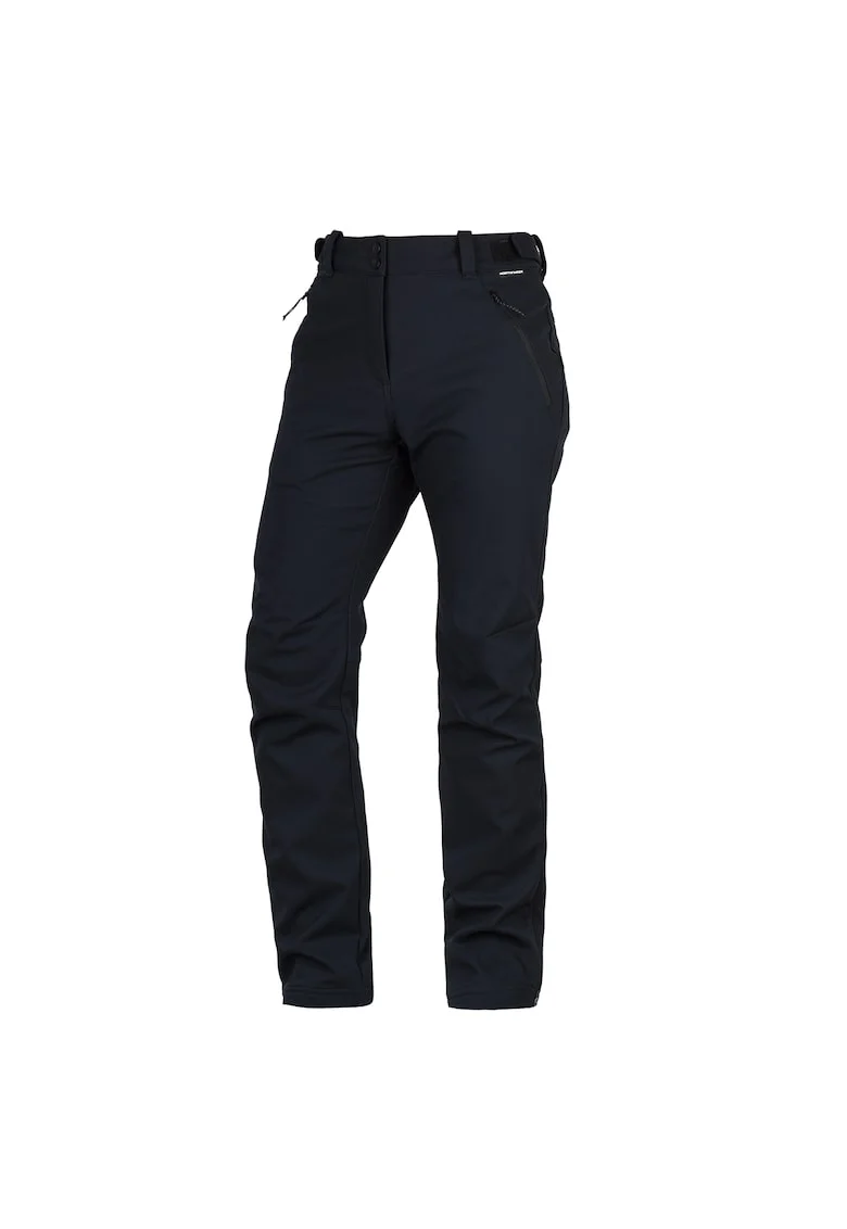 Pantaloni softshell 3L 10K/10K dama Leigh, Negru