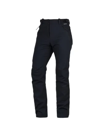 Pantaloni softshell 3L 10K/10K dama Leigh, Negru