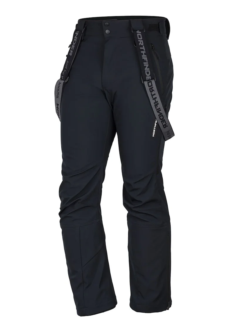 Pantaloni schi softshell 3L 10K/5K barbati Bence, Negru