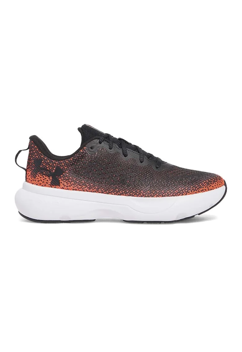 Pantofi Infinite din tricot, pentru alergare, Portocaliu/Negru stins