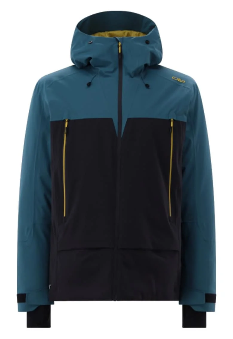Jacheta impermeabila barbati  FIX HOOD, Verde/Negru