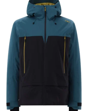 Jacheta impermeabila barbati  FIX HOOD, Verde/Negru