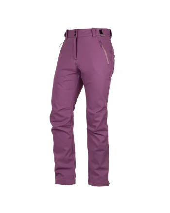 Pantaloni softshell 3L 10K/10K dama Leigh, Mov