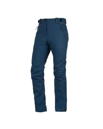Pantaloni softshell 3L 10K/10K dama Leigh, Bleumarin