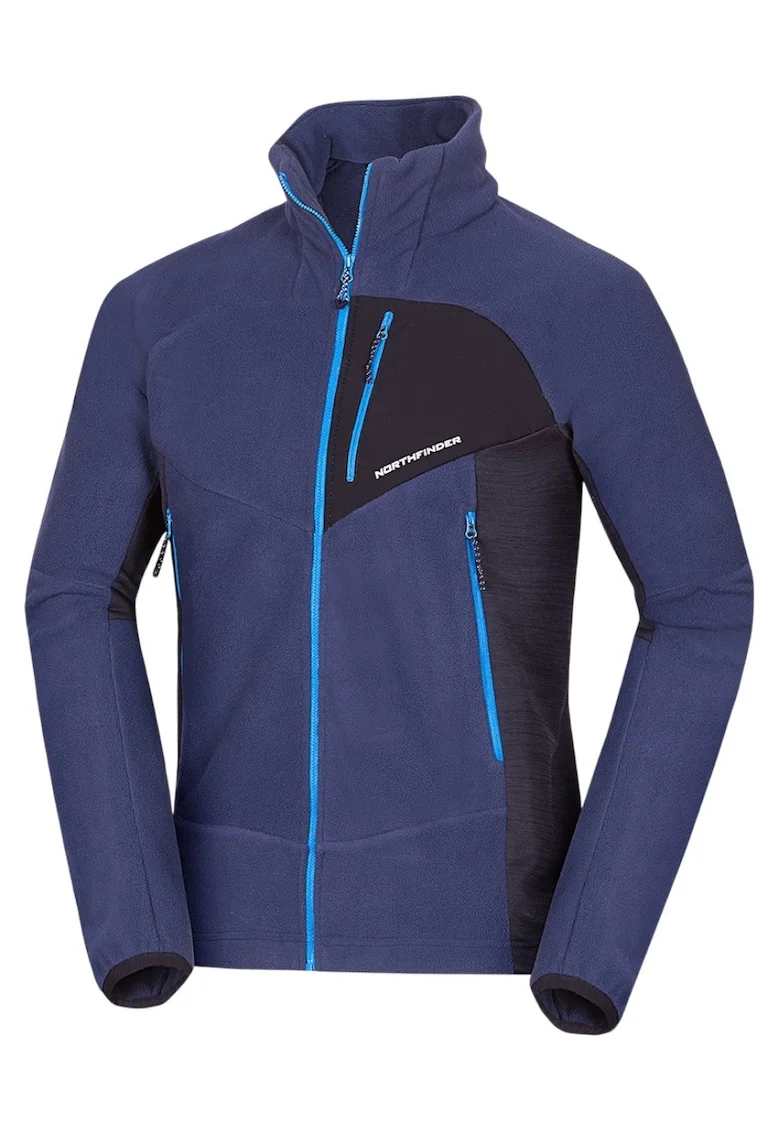 Fleece trekking barbati  Jedrzej, Albastru