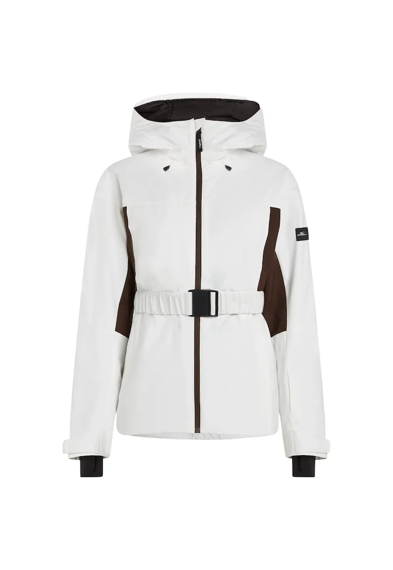 Jacheta schi dama  FWC'Cruz Hybrid Belted, Alb/Negru