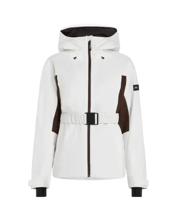 Jacheta schi dama  FWC'Cruz Hybrid Belted, Alb/Negru
