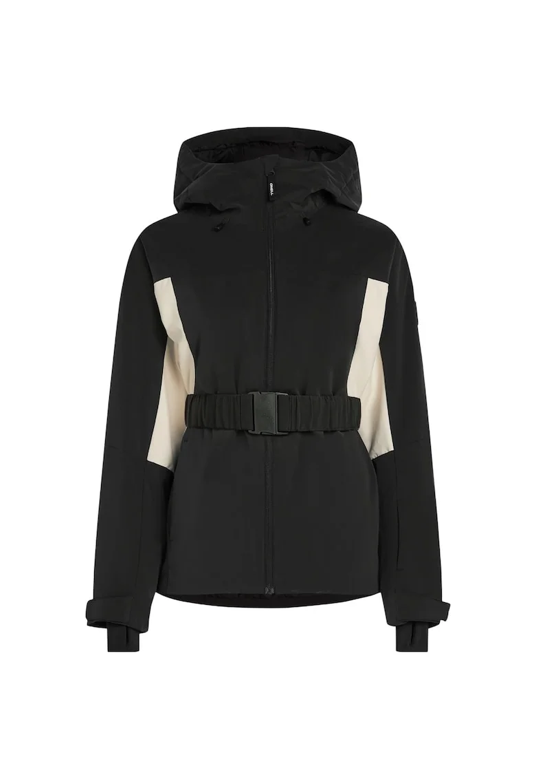 Jacheta schi dama  FWC'Cruz Hybrid Belted, Alb/Negru