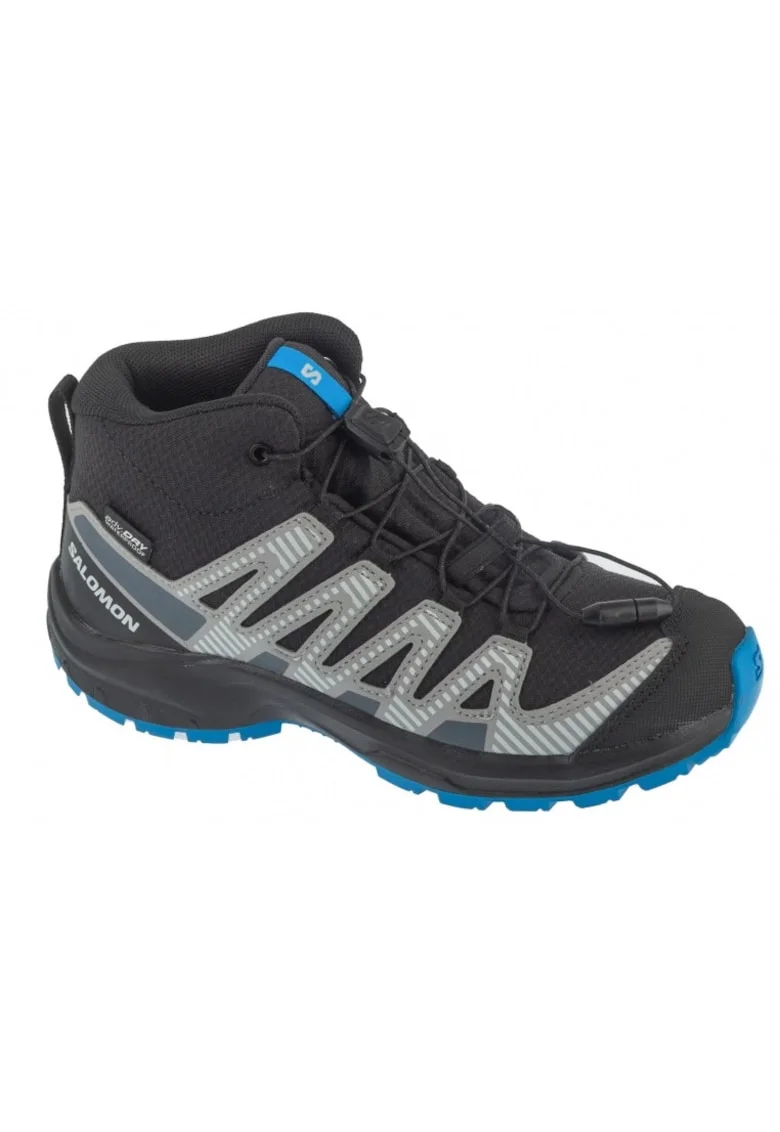 Ghete sport copii,  pantofi de trekking, negru, tesatura