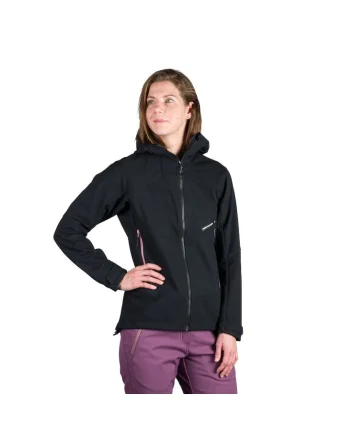 Jacheta softshell 3L femei Chandra, Negru