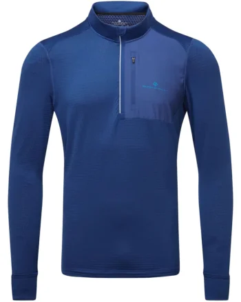 Jacheta alergare barbati  Tech Winter 1/2 Zip FW 2025, Albastru