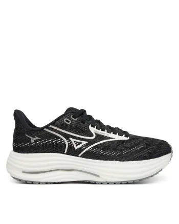 Pantofi sport dama  alergare, negru, textil