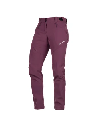 Pantaloni softshell 3L 10K/5K dama Darci, Mov inchis
