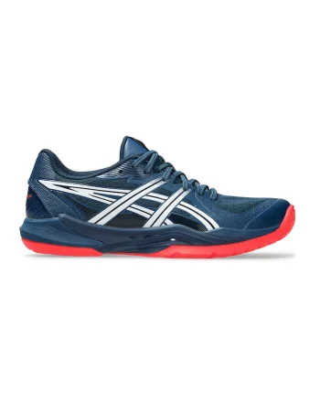 Pantofi cu logo pentru fitness Stronger Powerbreak, Alb/Albastru/Bleumarin