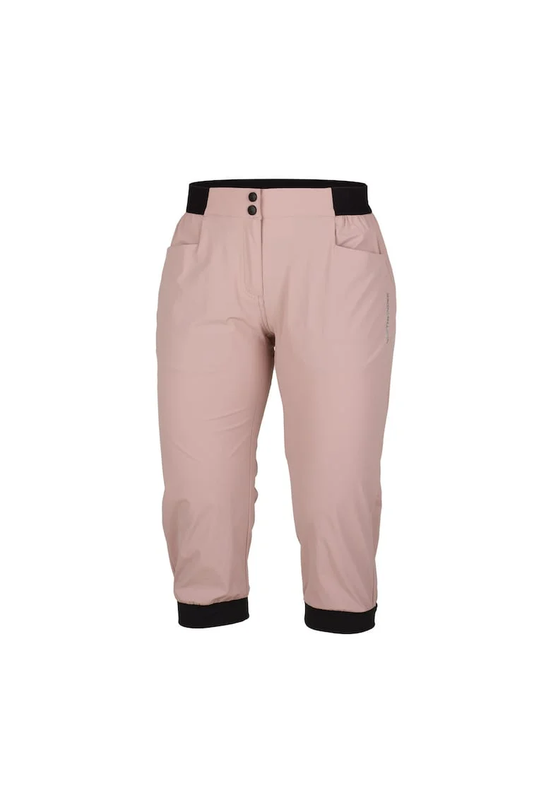 Pantaloni de trekking 3/4 femei Nikki, Roz deschis