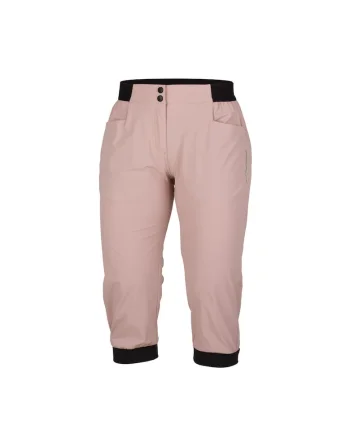 Pantaloni de trekking 3/4 femei Nikki, Roz deschis