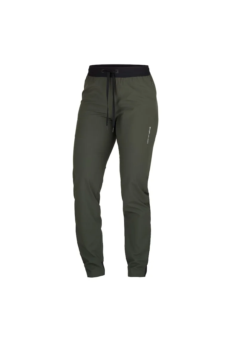 Pantaloni elastici de drumetie pentru femei Tracie, Verde inchis