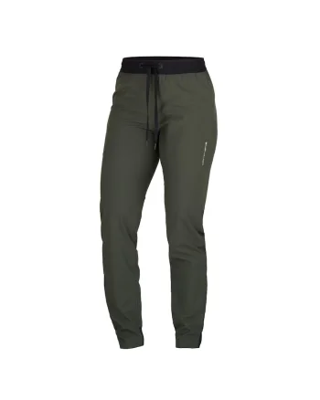 Pantaloni elastici de drumetie pentru femei Tracie, Verde inchis