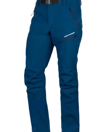 Pantaloni cu o curea ajustbila pentru drumetii Blazej, Albastru