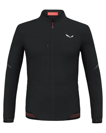 Fleece trekking barbati  Pedroc 2 Polarlite FW 2025, Negru