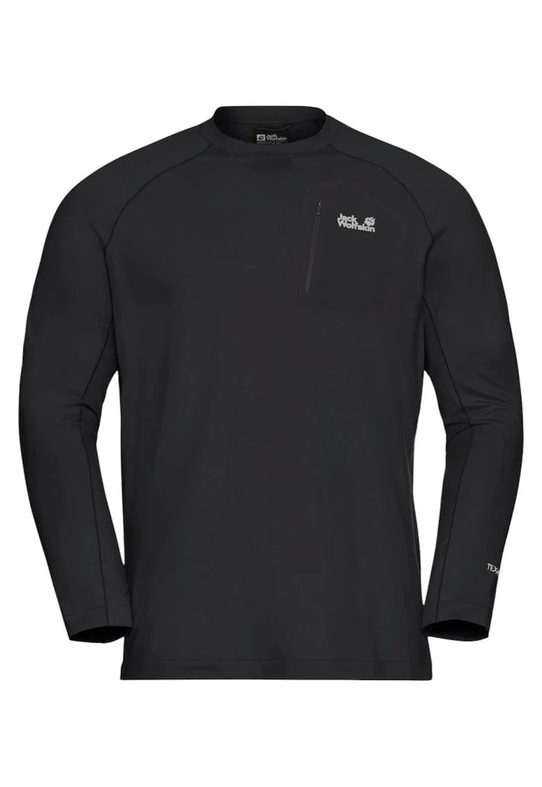 Bluza barbati  Prelight Trail Crew FW 2025, Negru
