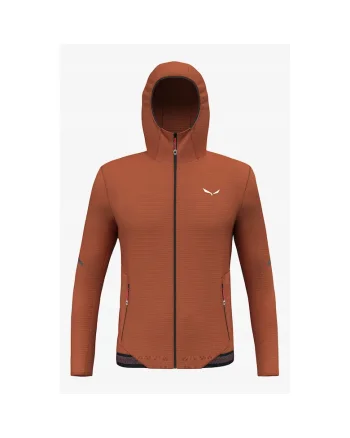 Jacheta  Pedroc PL Hooded Jacket, maro, fleece, uscare rapida