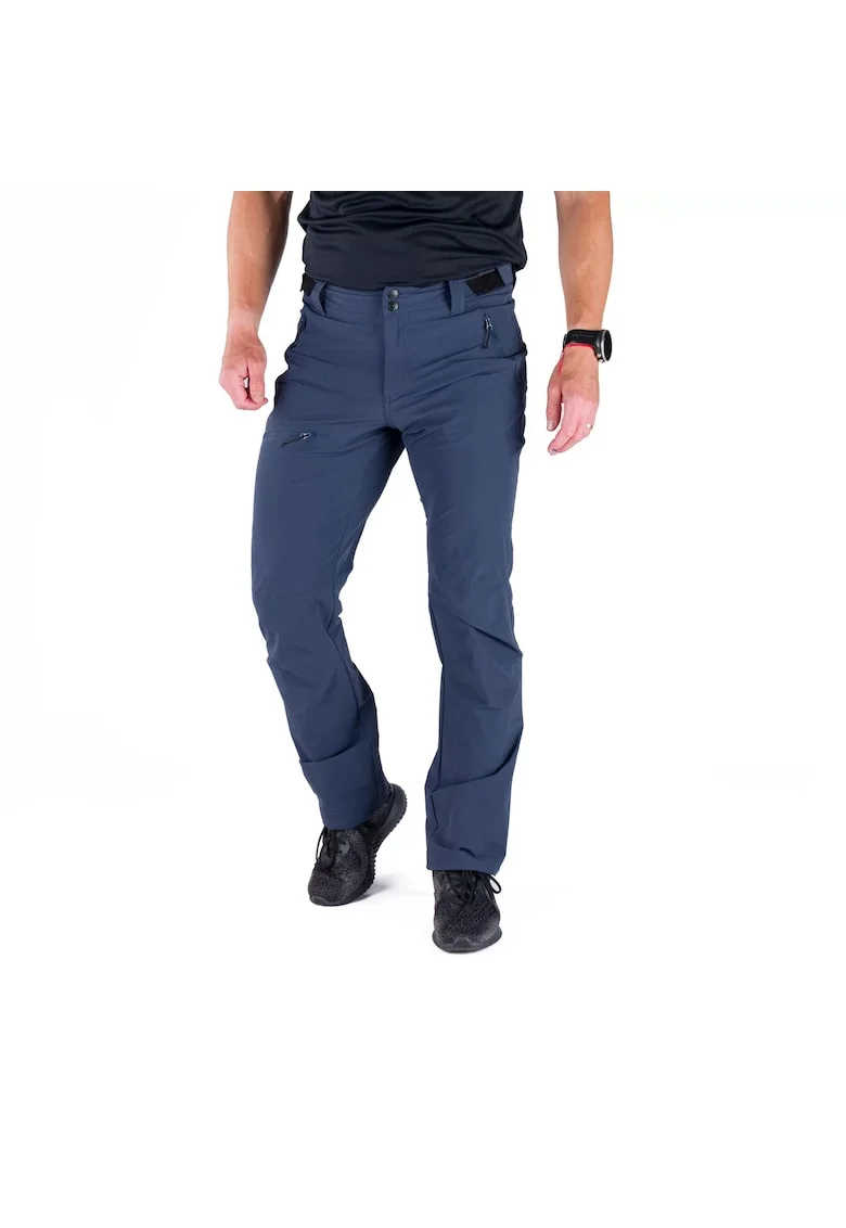 Pantaloni stretch de calatorie pentru barbati Piero, Albastru