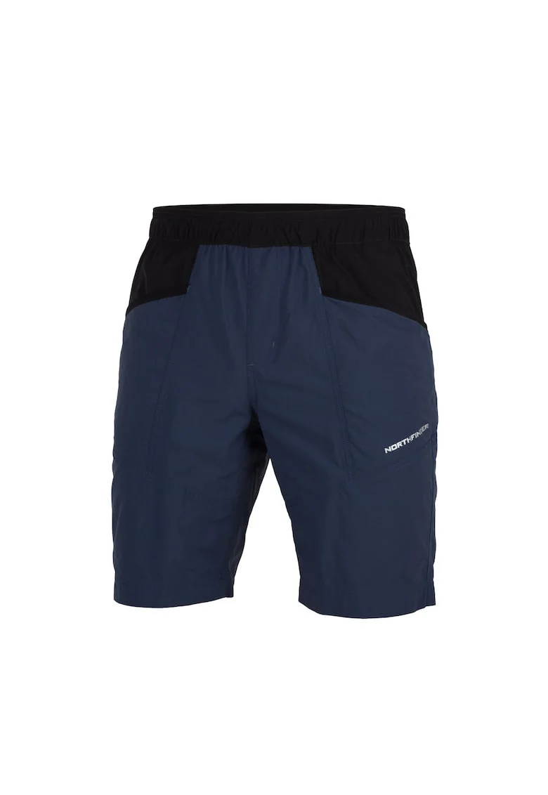 Pantaloni scurti outdoor barbati Arno, Negru/Albastru inchis