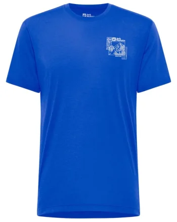 Tricou tehnic barbati  Vonnan Graphic SS 2025, Albastru