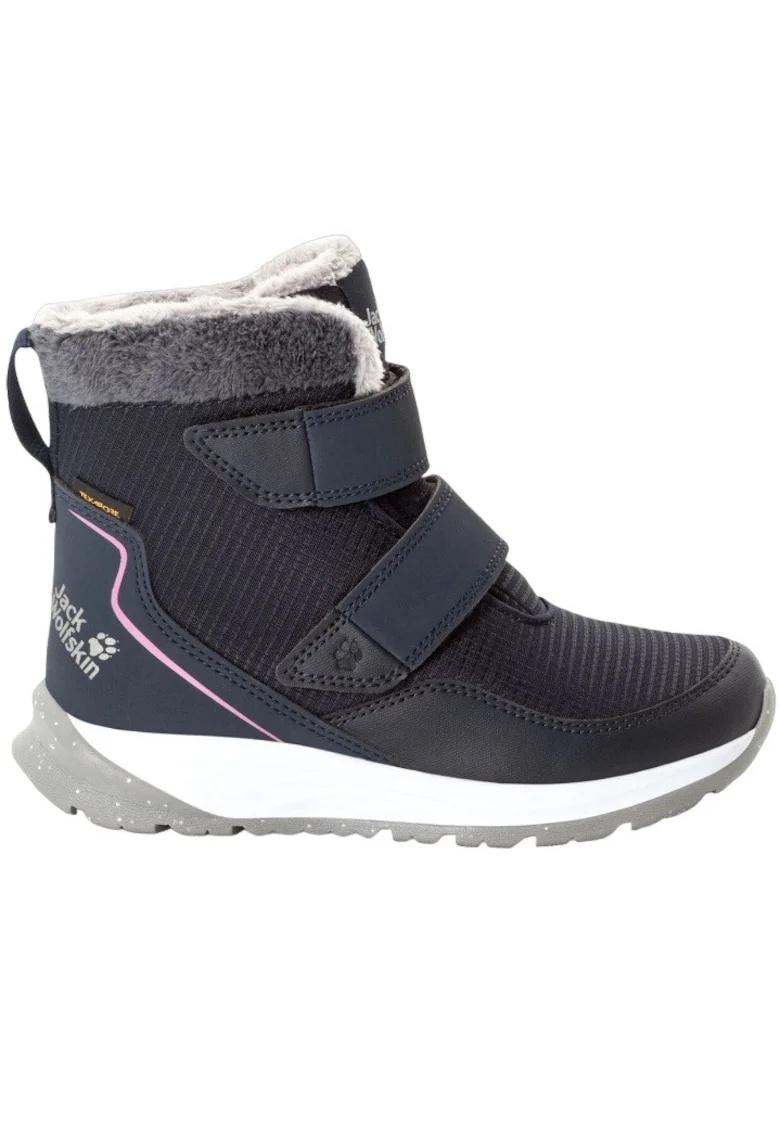 Cizme impermeabile copii  Polar Wolf Texapore Mid VC, Bleumarin