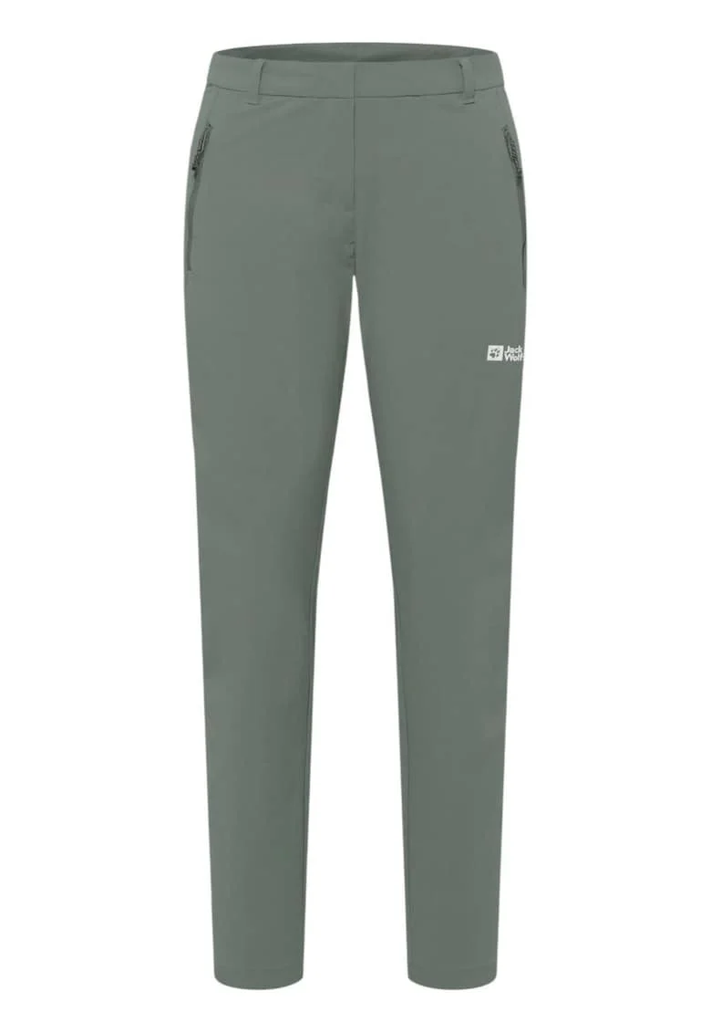 Pantaloni trekking dama  Hikeout R, Verde deschis