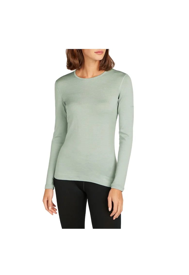 Bluza merino dama  260 Tech Crewe, Verde