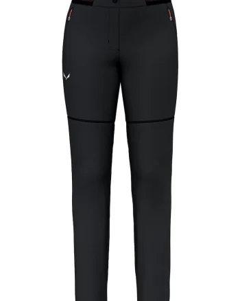 Pantaloni trekking dama  Pedroc 2 Durastrectch 2 in 1, Negru