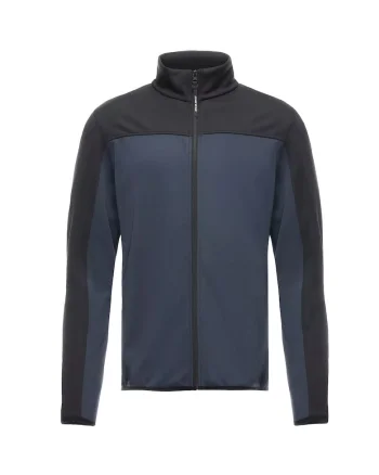 Bluza barbati  Espera Full Zip Mid, Negru/Bleumarin
