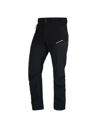 Pantaloni hibrizi de trekking softshell 3L 5K/5K pentru barbati Fiero, Negru