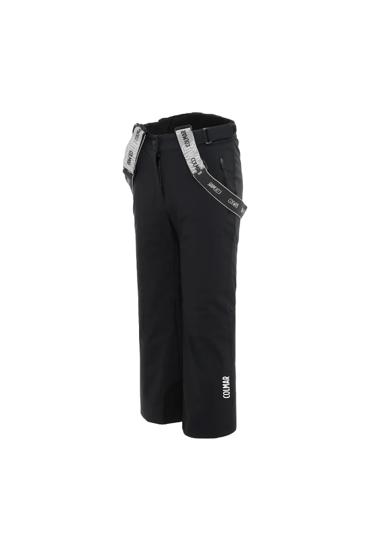 Pantaloni schi copii  regulabili, impermeabili, negri,