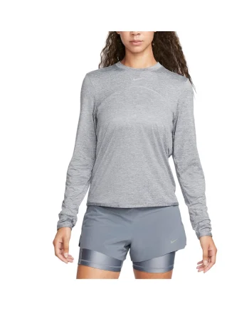Bluza alergare dama  Dri-FIT Swift UV FW 2024-Gri-