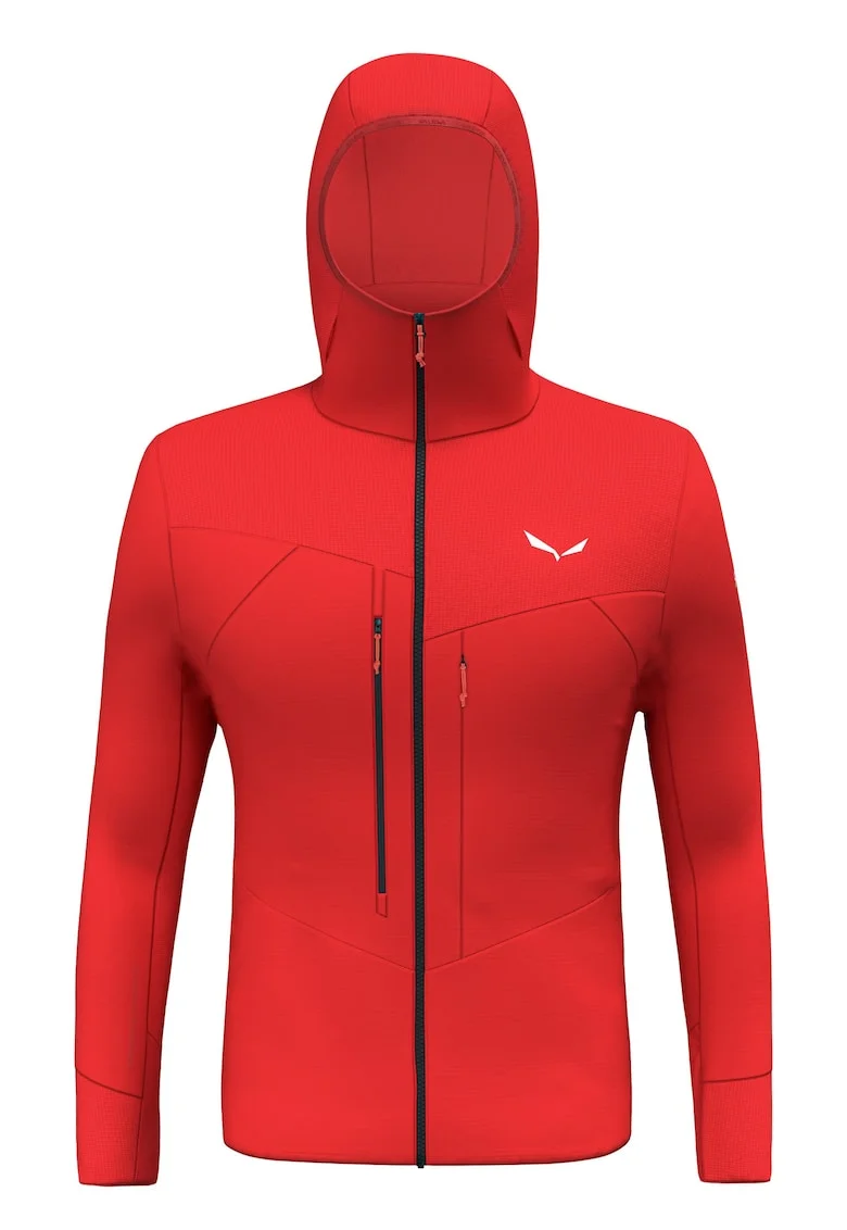 Fleece trekking barbati  Agner Polarlite, Rosu