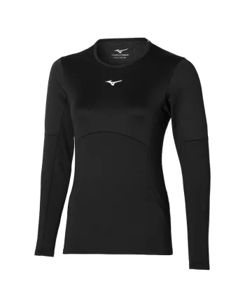 Bluza alergare dama  Thermal Charge Breath Thermo FW, Negru