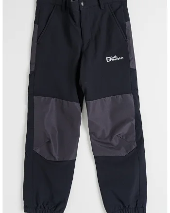 Pantaloni de iarna cu buzunare oblice Rascal, Negru