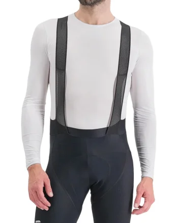 Bluza ciclism barbati Midweight, Alb