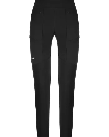 Colanti trekking dama  Puez Warm Durastretch Cargo, Negru