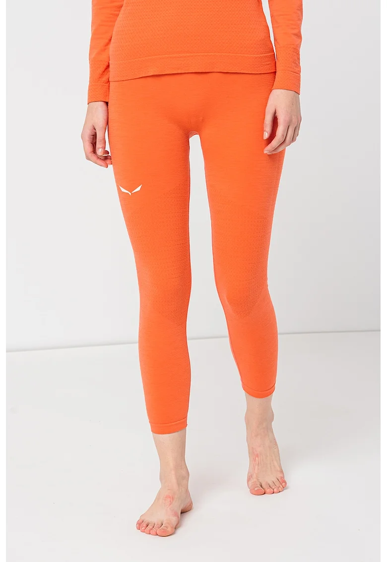 Colanti termici din amestec de lana, pentru schi Zebru, Coral