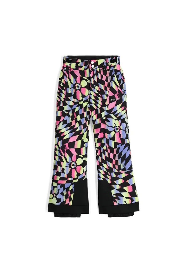 Pantaloni schi copii  Olympia, impermeabili - 18975, Negru/Multicolor