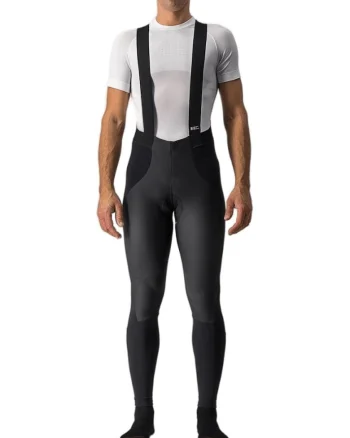Pantaloni ciclism cu bretele barbati  Sorpasso RoS Wind, Negru
