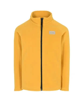 Hanorac copii  model Sinclair 703, microfleece, galben inchis,