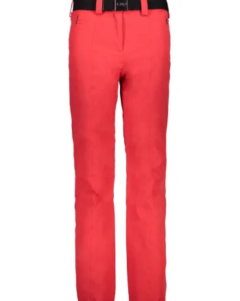 Pantaloni schi dama  3W05526-Rosu-